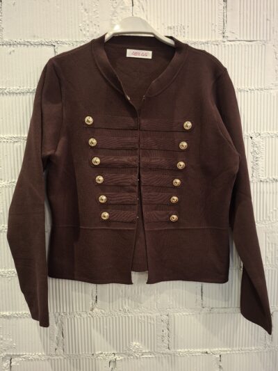 Chaqueta Estilo «Militar» Marrón