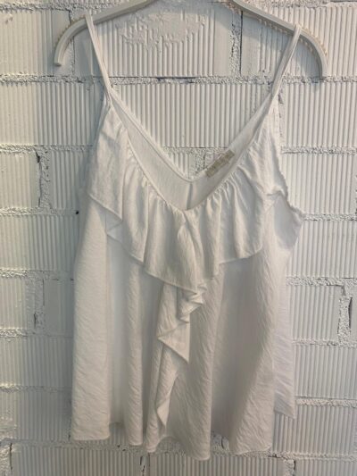 Camiseta volantes blanco