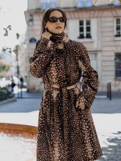 Chaqueta chubasquero print