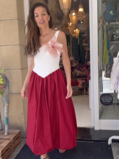 Homepage Vestido Hada rojo/crudo