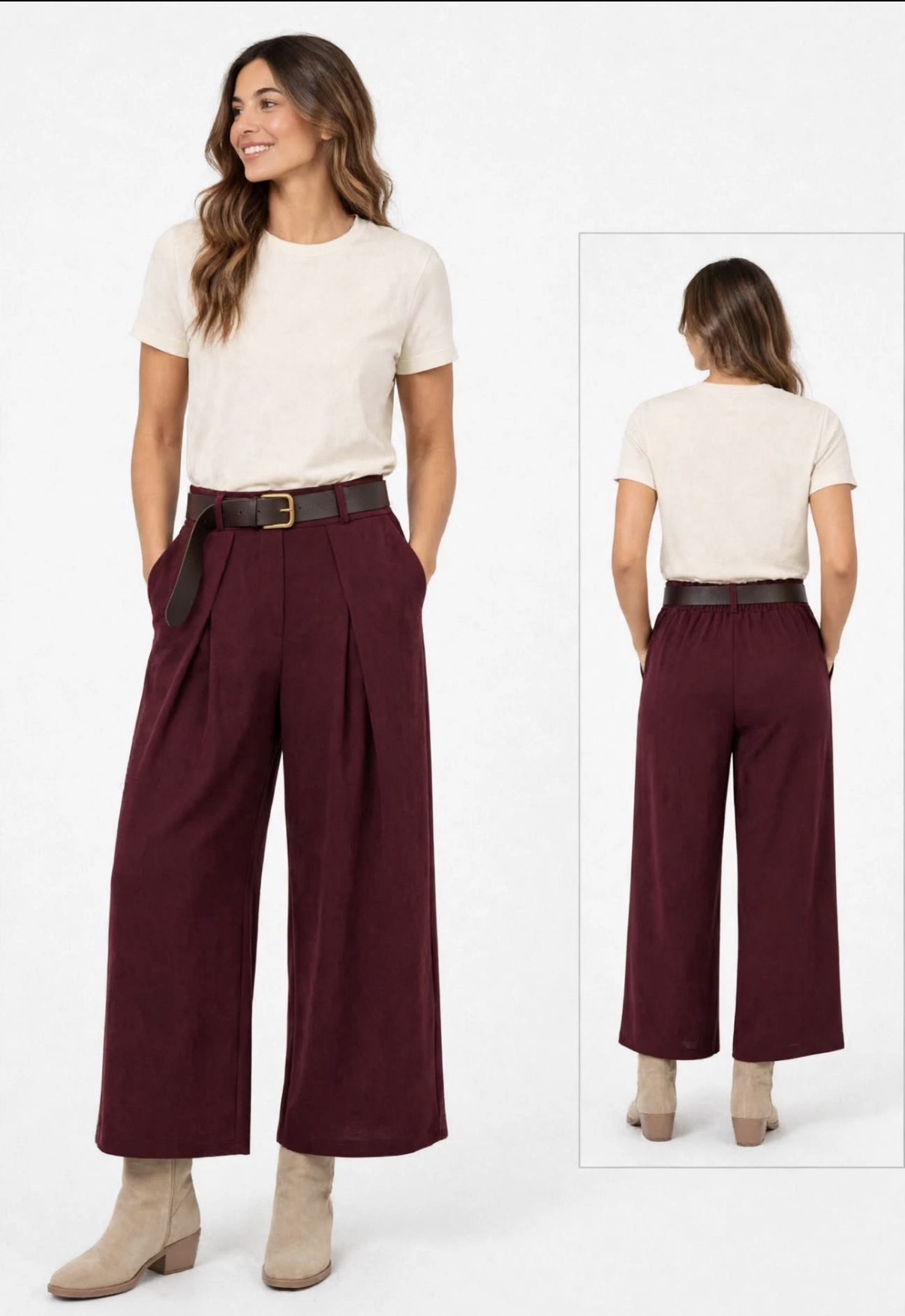 Pantalon Marlowe granate Pantalon Marlowe granate