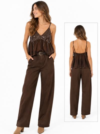 Home Top Greta marron