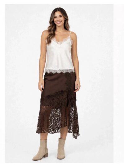 Home Falda Brown Lace